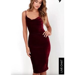 LuLu’s Velvet Dress
